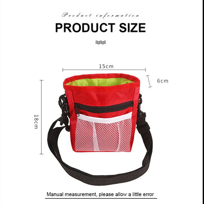 Portable Dog Training Waist Bag Outdoor Treat Snack Bait Pet Feed Storage Pocket Pouch Food Reward Waist Bags Dog Training Bag