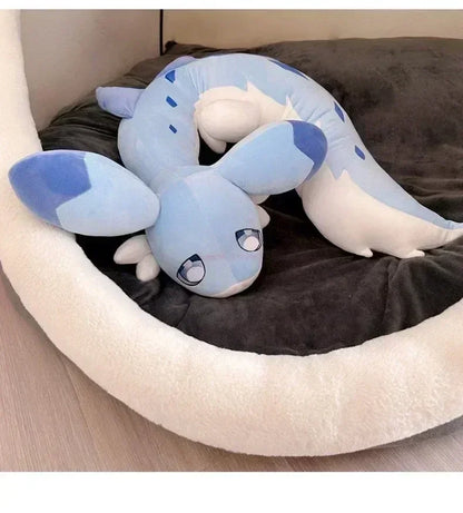 120/180cm Plush Doll Toys Blue Dragon Plushies Cute Cat Figure Cartoon Throw Pillow Toy