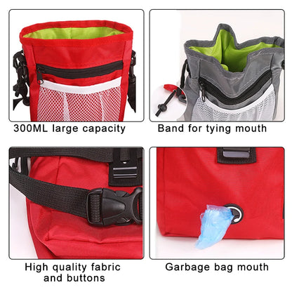 Portable Dog Training Waist Bag Outdoor Treat Snack Bait Pet Feed Storage Pocket Pouch Food Reward Waist Bags Dog Training Bag