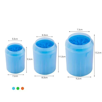 Dog Foot Cup Paw Washer Cleaner Dog Cat Foot Cleaning Brush Soft Silicone Dog Paw Cleaning Dog Paw Cleaning Bucket Accessories