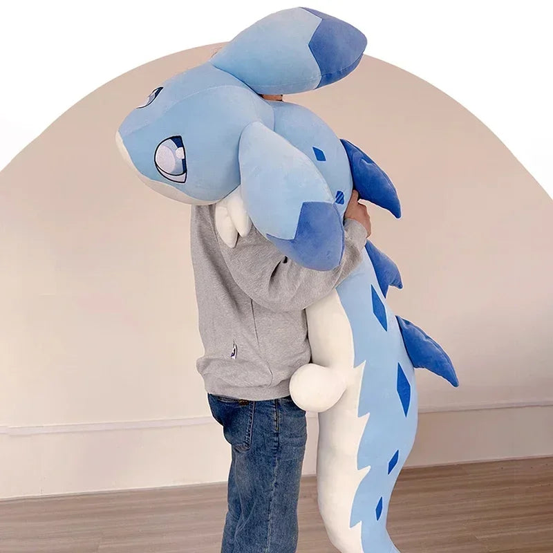 120/180cm Plush Doll Toys Blue Dragon Plushies Cute Cat Figure Cartoon Throw Pillow Toy